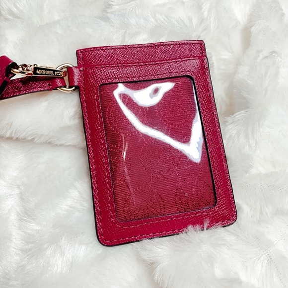 Michael Kors Saffiano Leather ID Card Wristlet EUC - Picture 2 of 3